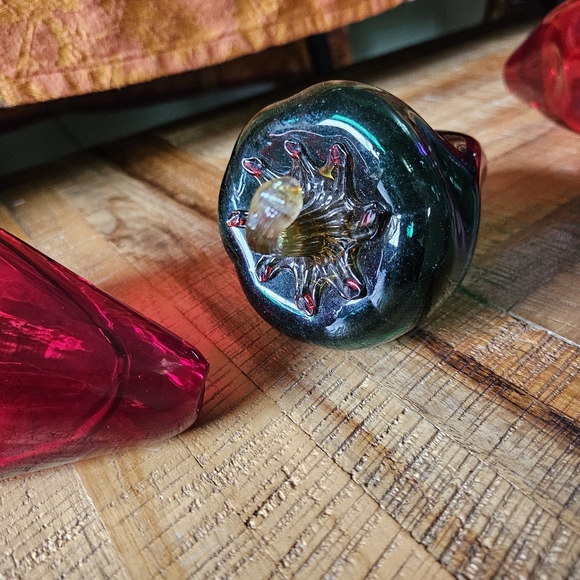Glass peppers hand blown - Picture 4 of 10